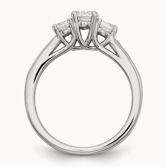 3 Stone Engagement Ring, 1.00-1.50 ct tw Lab-Grown Diamond