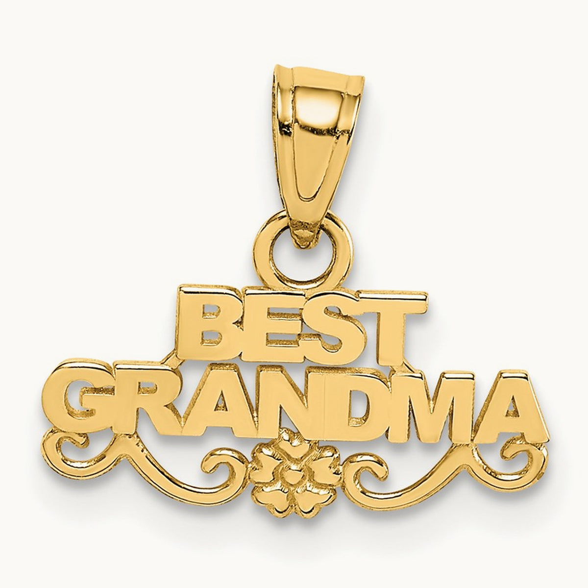 BEST GRANDMA Pendant, 14K