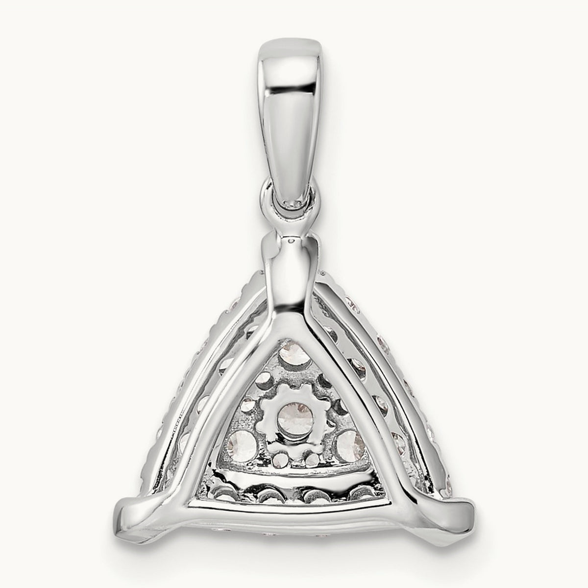 Triangle Cluster Pendant, 0.50 ct tw Lab-Grown Diamond