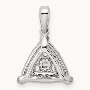 Triangle Cluster Pendant, 0.50 ct tw Lab-Grown Diamond