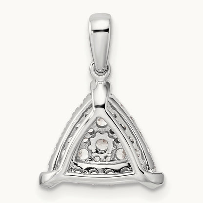 Triangle Cluster Pendant, 0.50 ct tw Lab-Grown Diamond
