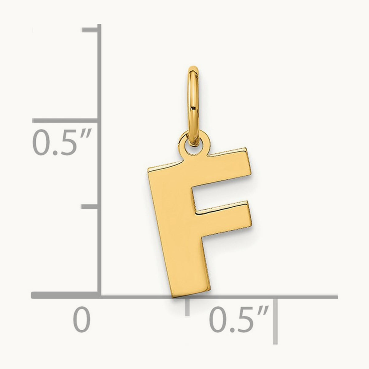 Initial Pendant — F