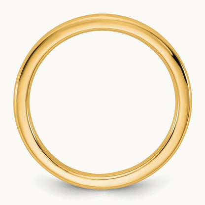 European Comfort Fit Band — 14K Yellow Gold, 2mm