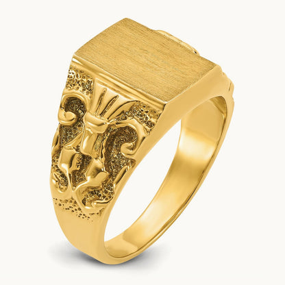 Men's Signet Ring — IBGoodman — photo set