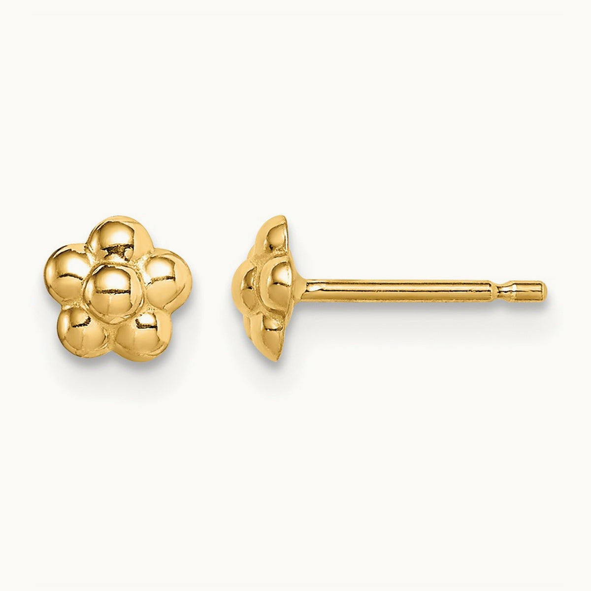 Madi K Flower Post Earrings, 14K