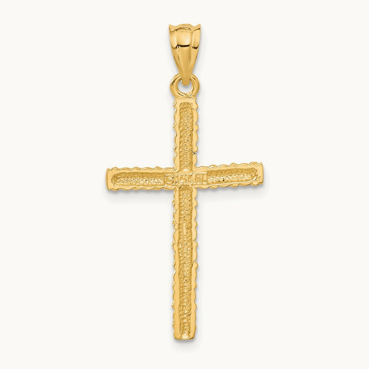 Twisted Cross Pendant — 37mm