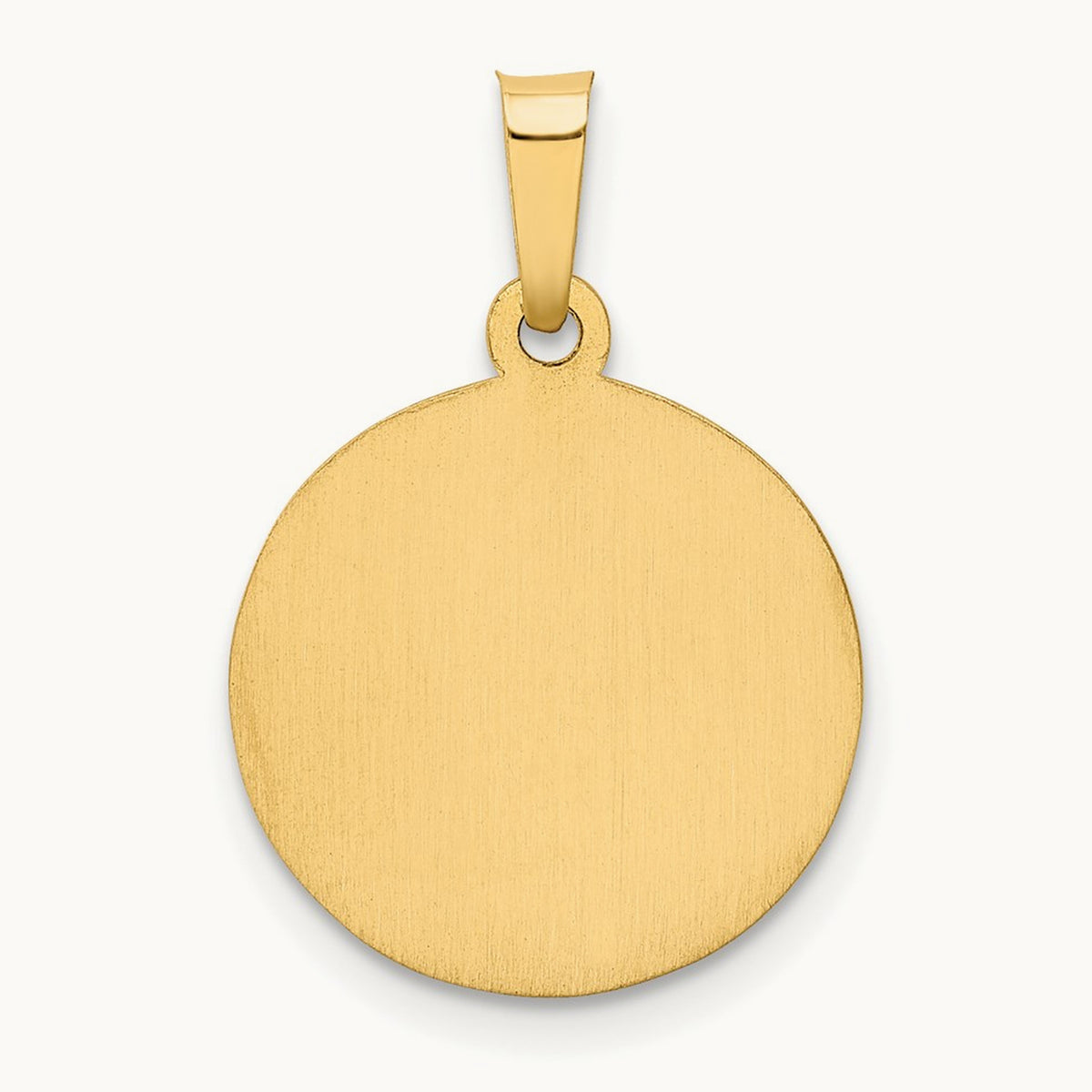 Polished and Satin Our Lady Guadalupe Medal Hollow Pendant — photo set