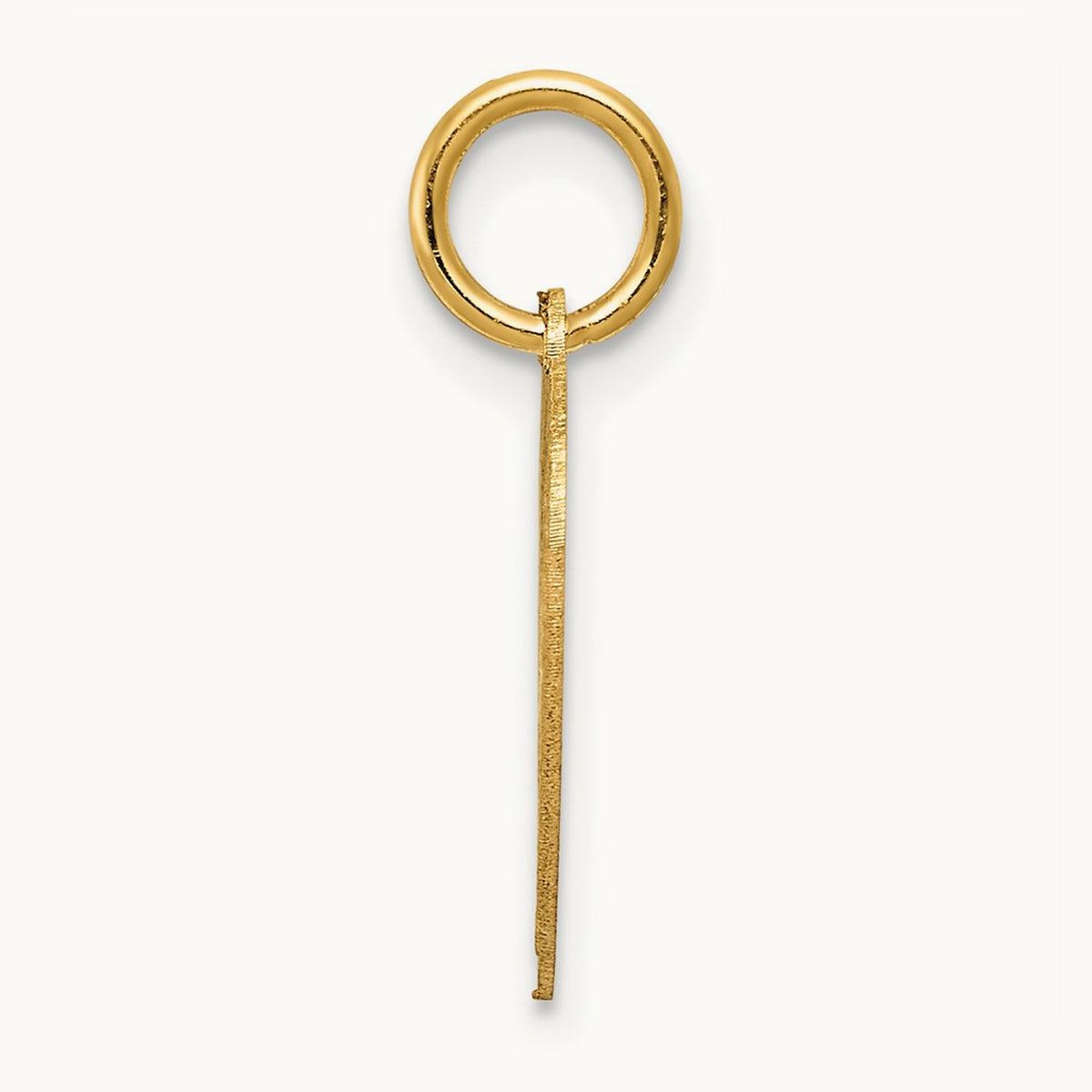#1 GODDAUGHTER Heart Disc Charm, 14K