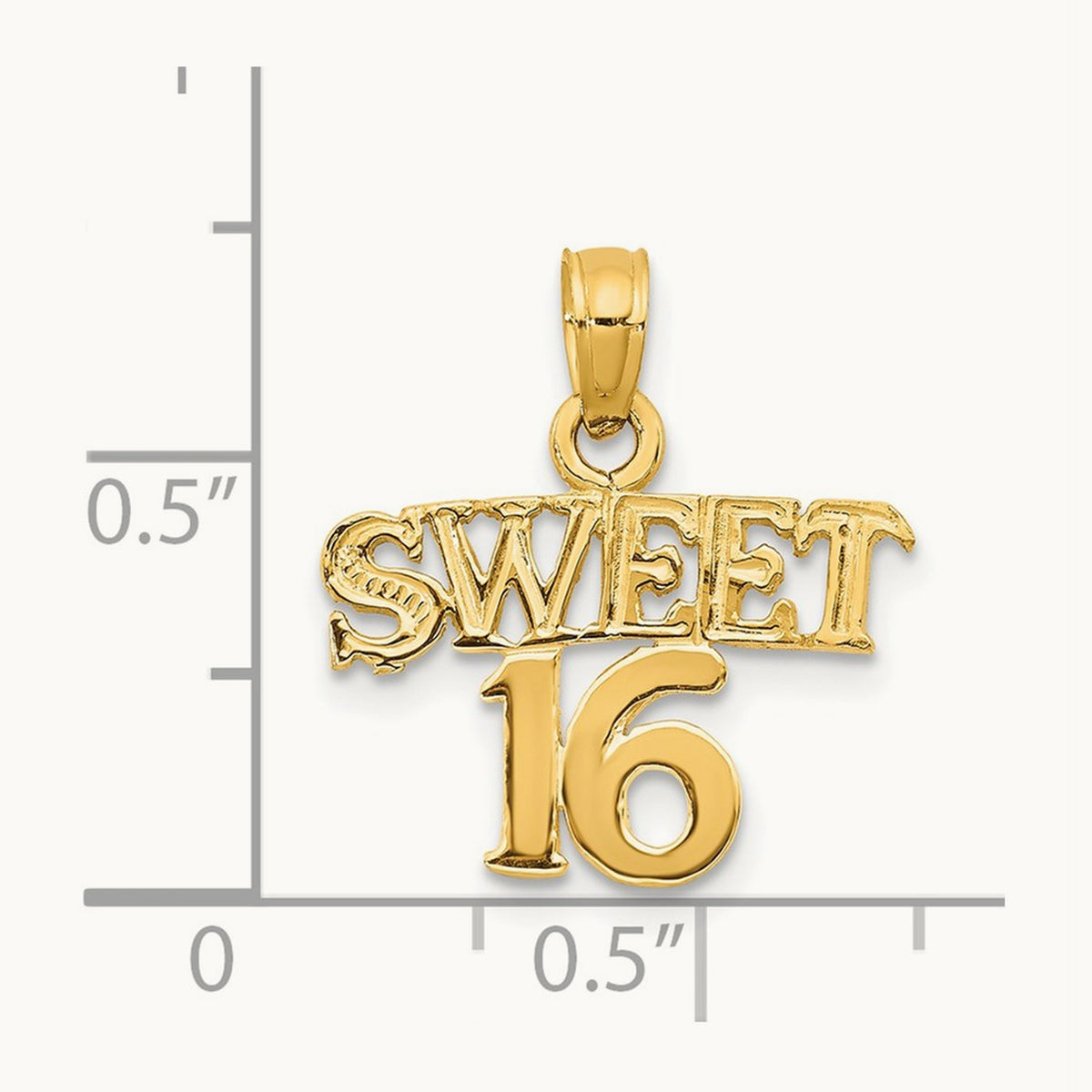 SWEET 16 Pendant, 14K