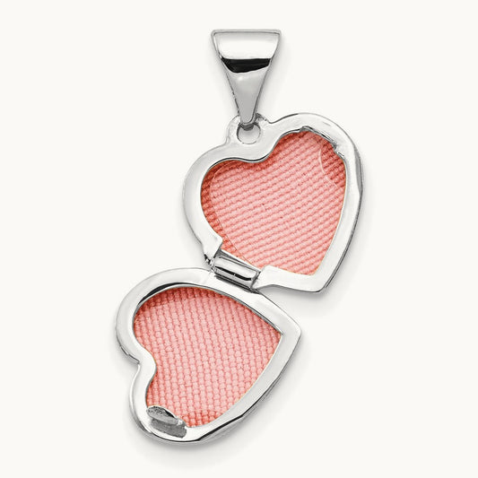 Polished Heart-Shaped Locket — 15.85mm