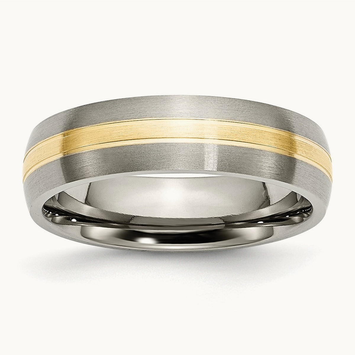 Brushed w/ Inlay Grooved Band — photo set