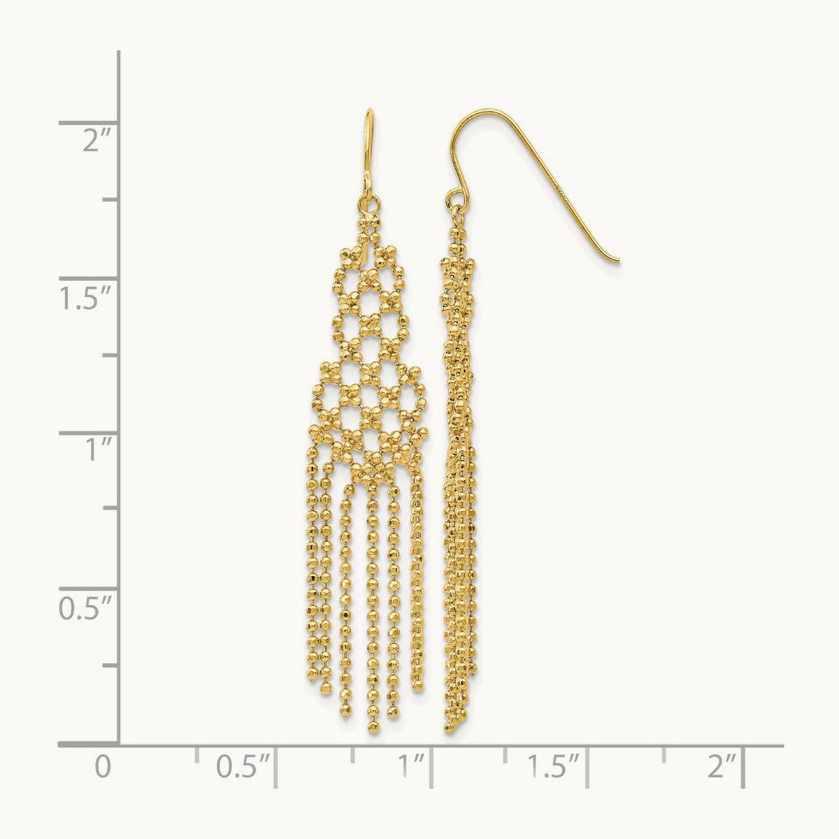 Bead Chain Earrings — photo set