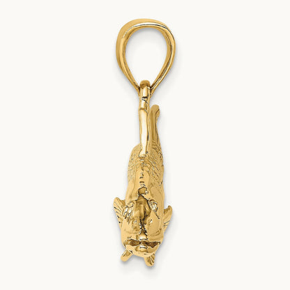 3-D Snook Fish Charm — 15.25mm
