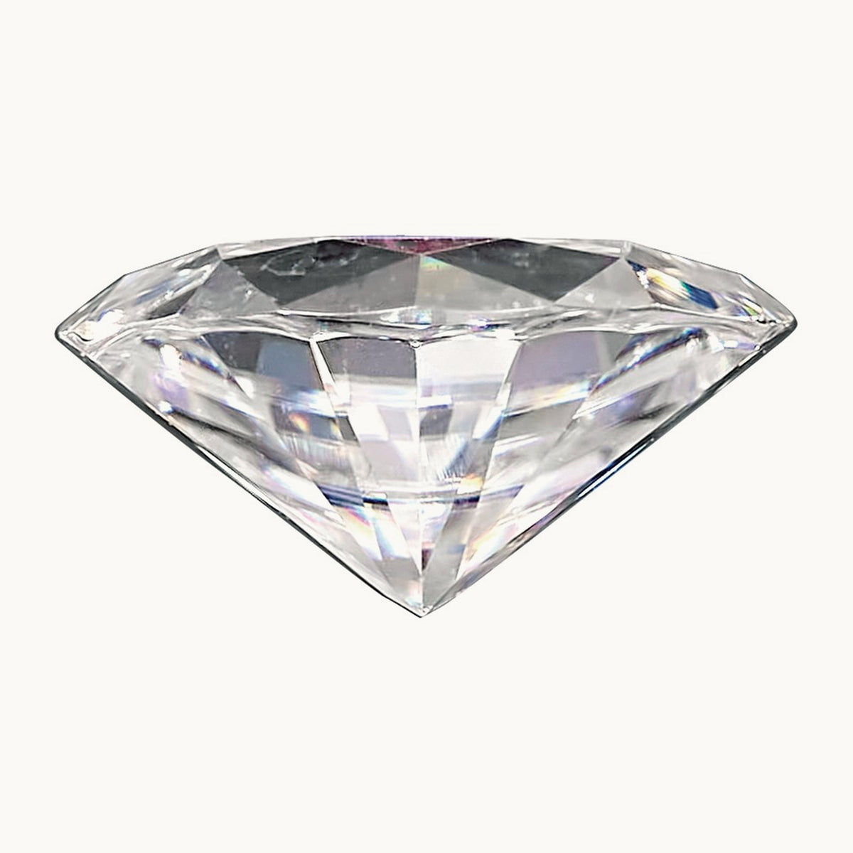 5x3mm Half Moon True Light G-H-I Moissanite