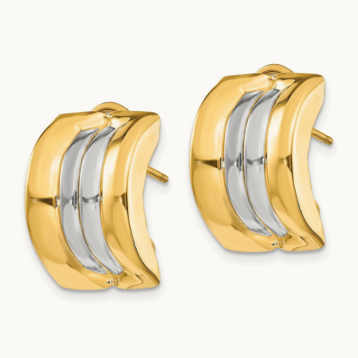 & Omega Post Earrings — photo set