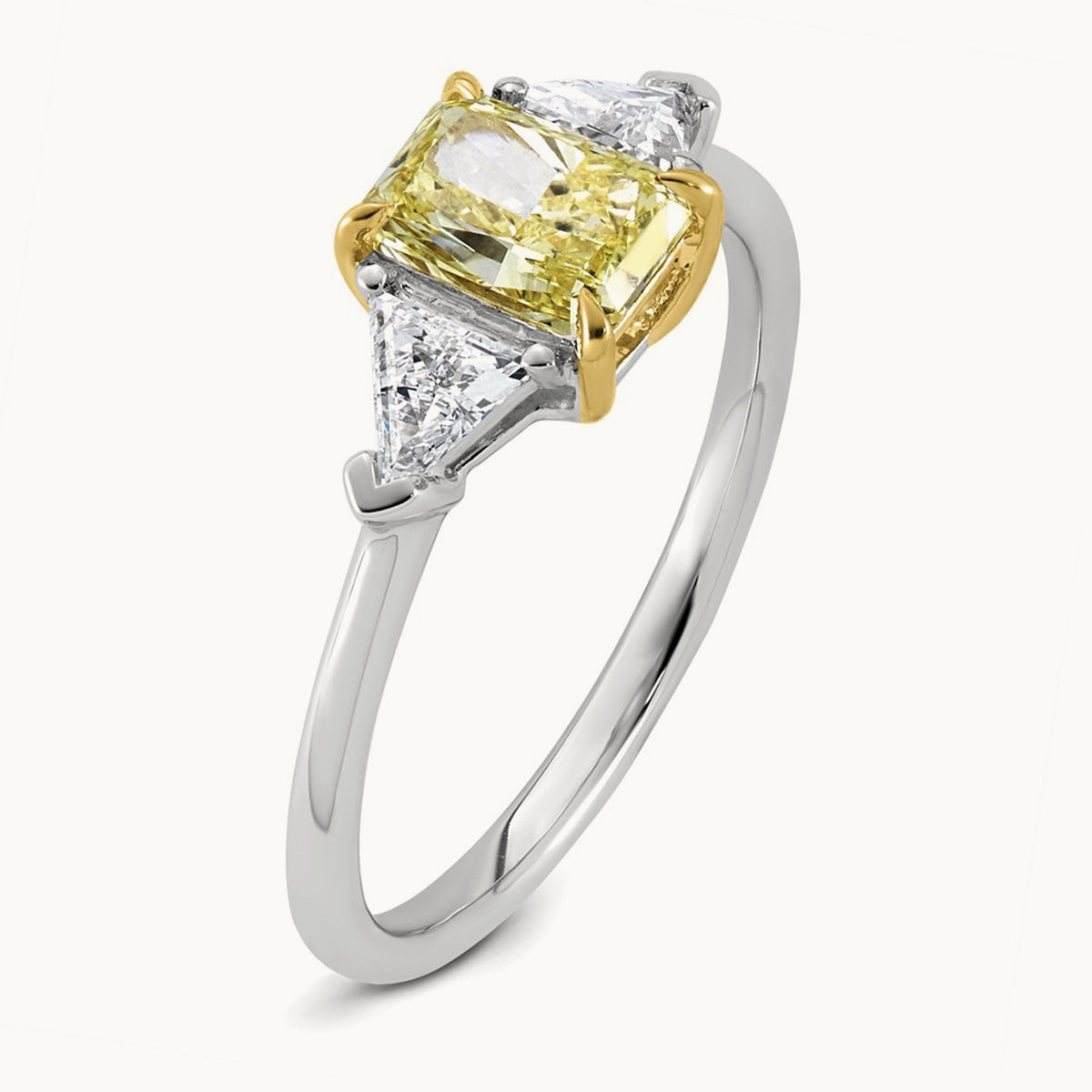 Vivid Yellow Ring, 1.50-4.50 ct tw Lab-Grown Diamond