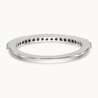 Diamond Wedding Band, 14K White Gold