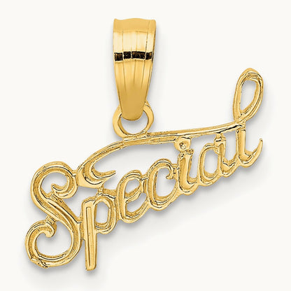 Polished and Textured SPECIAL Charm — 15.4mm