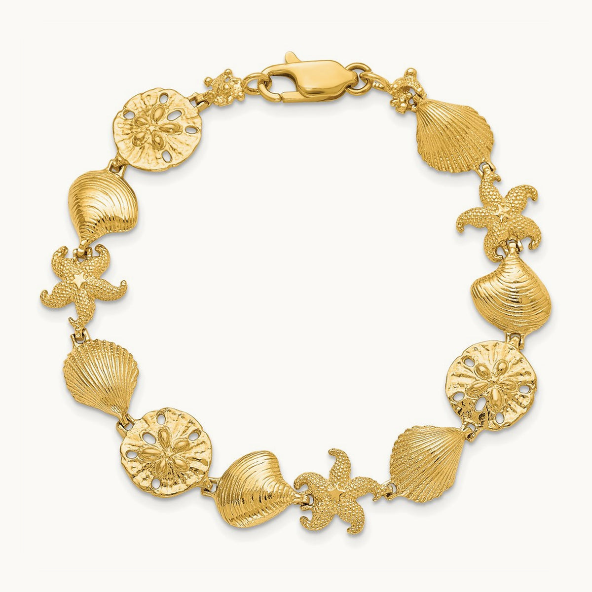 Sea Life Bracelet, 14K