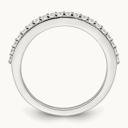 Diamond Wedding Band, 14K White Gold