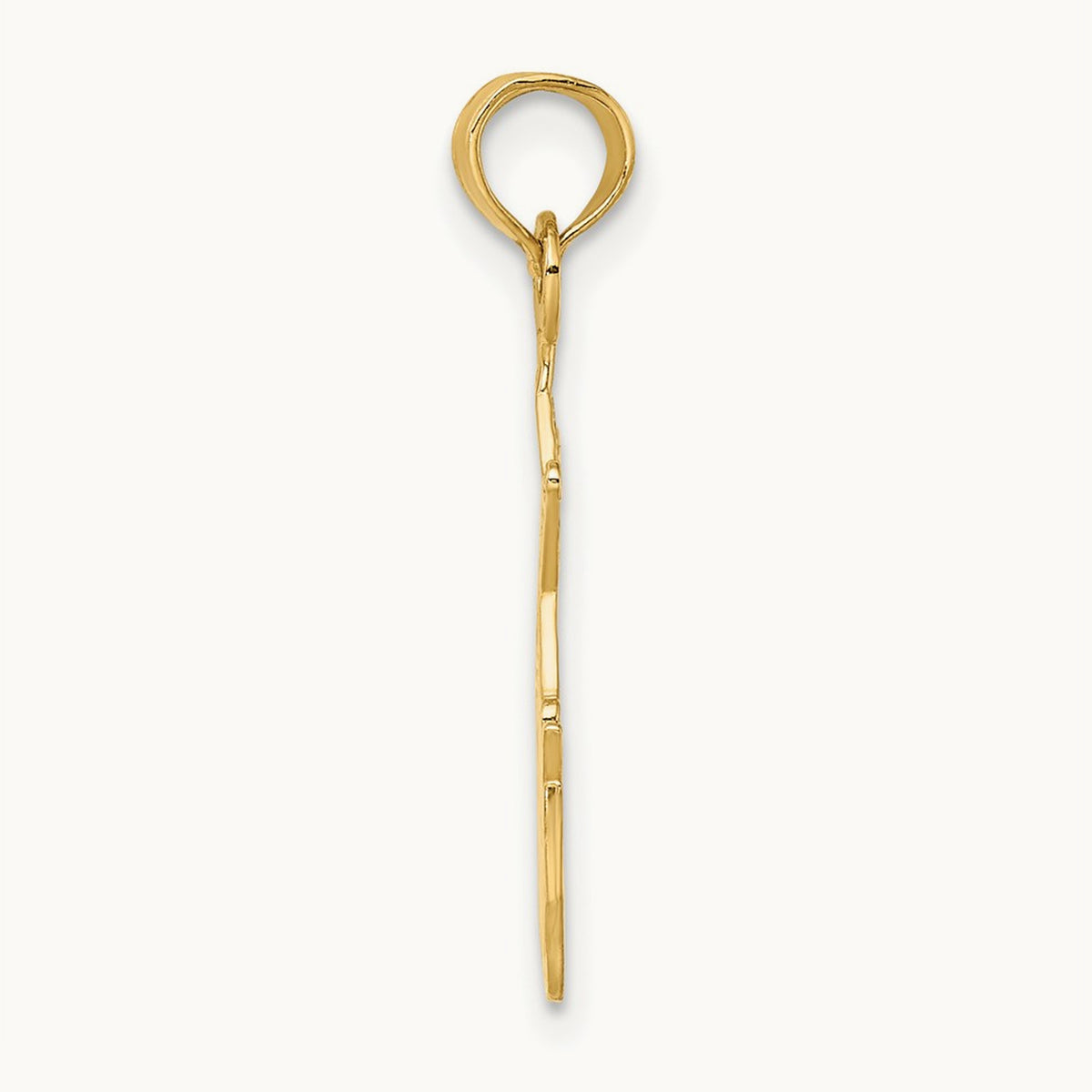 I HEART MY SHERIFF Charm, 14K