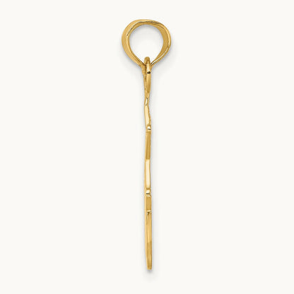 I HEART MY SHERIFF Charm, 14K