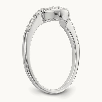 Diamond Wedding Band, 14K White Gold