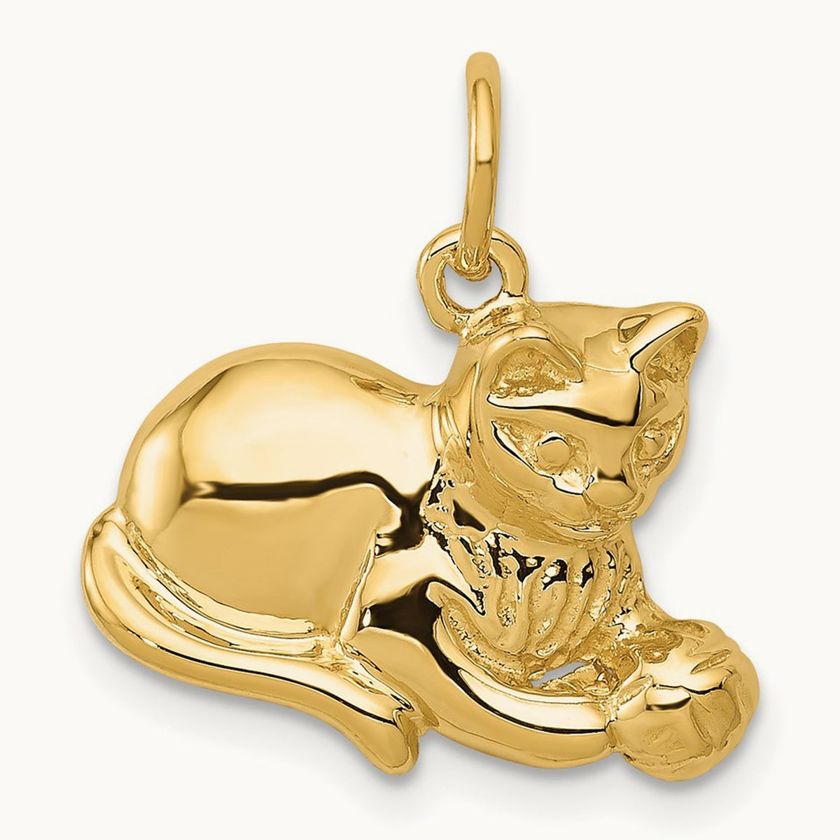 Cat Charm, 14K