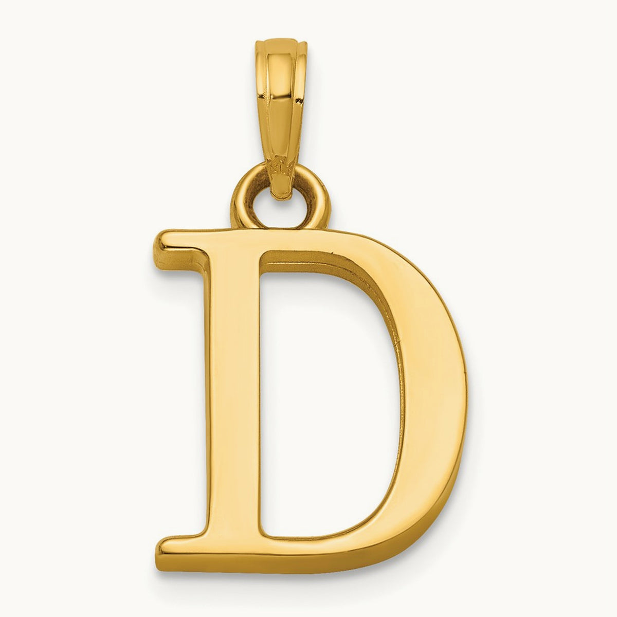 Initial Pendant — 17.56mm, D