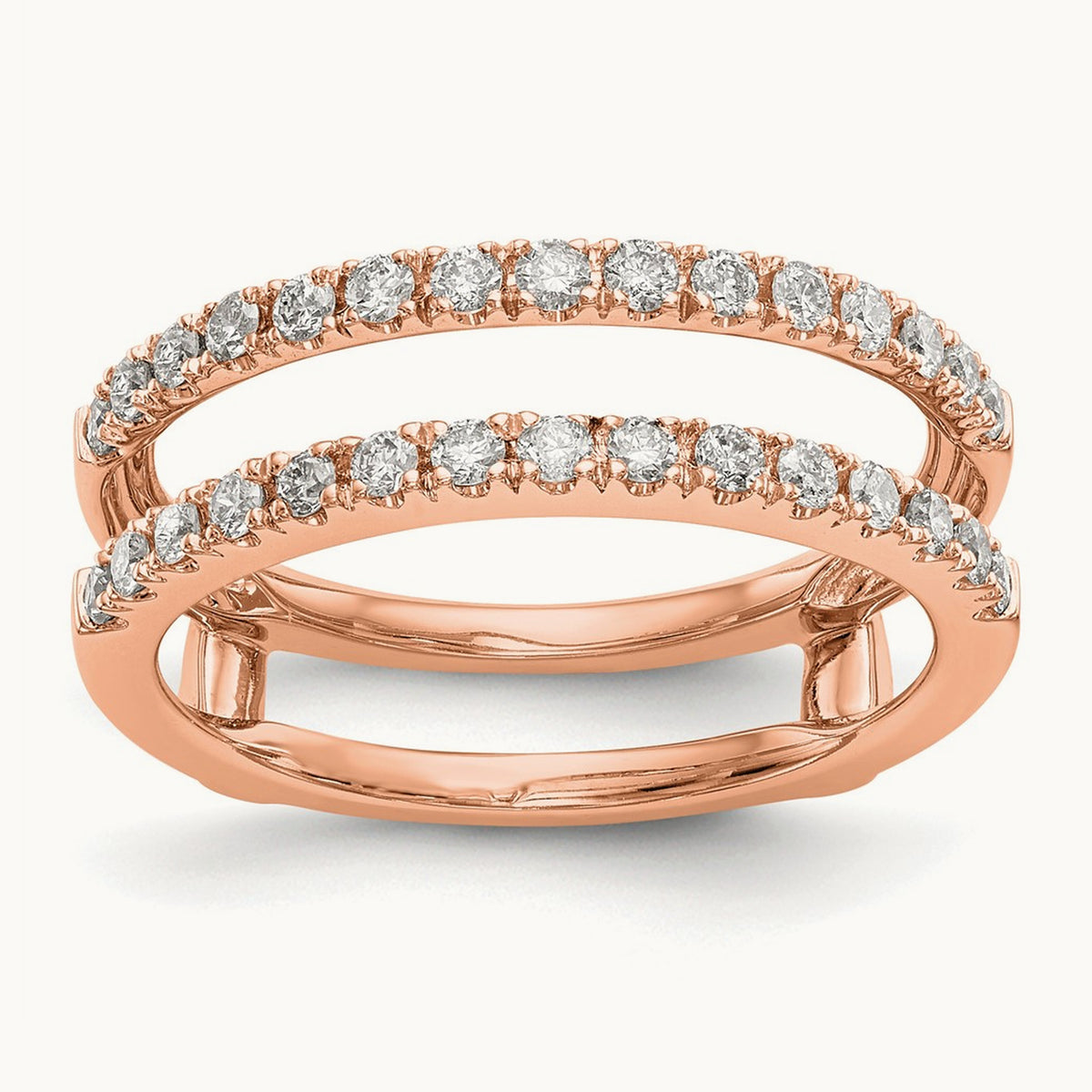 Ring Guard, 0.50 ct tw Lab-Grown Diamond — VS/SI (Great), 14K Rose Gold