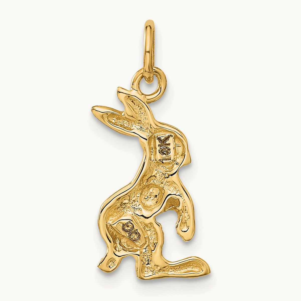Jack Rabbit Charm, 14K