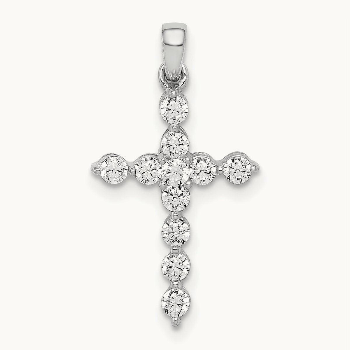 Diamond Cross Pendant — photo set