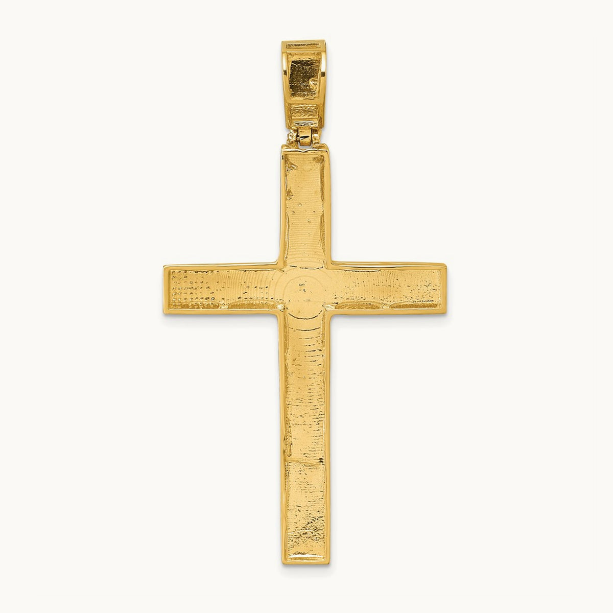 Polished Diamond-cut Fancy Cross Pendant — photo set