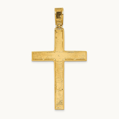 Polished Diamond-cut Fancy Cross Pendant — photo set