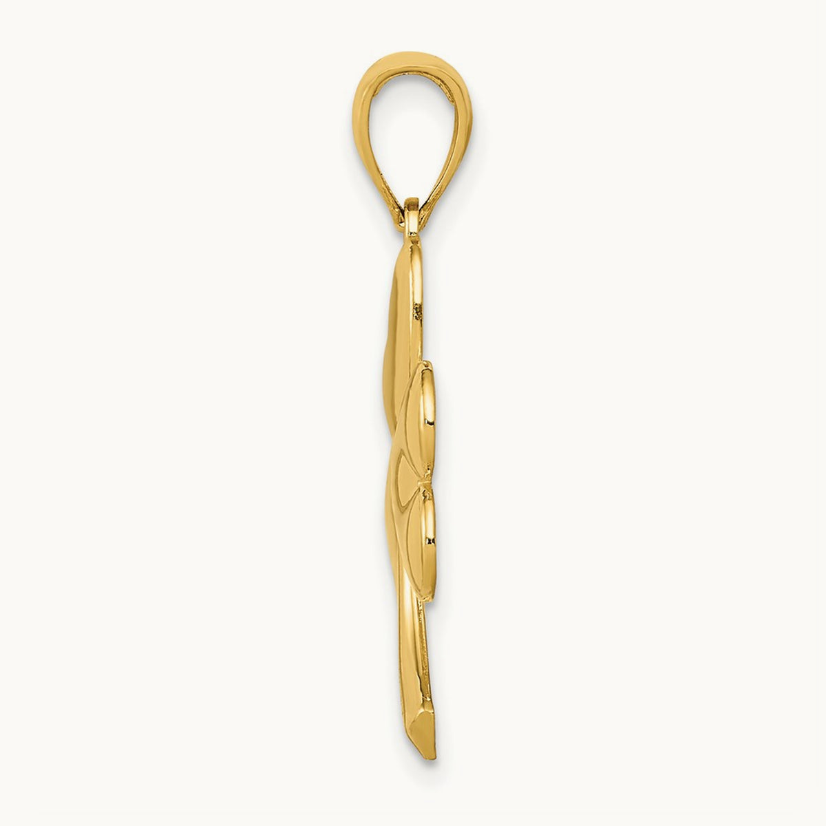Shamrock Charm, 14K