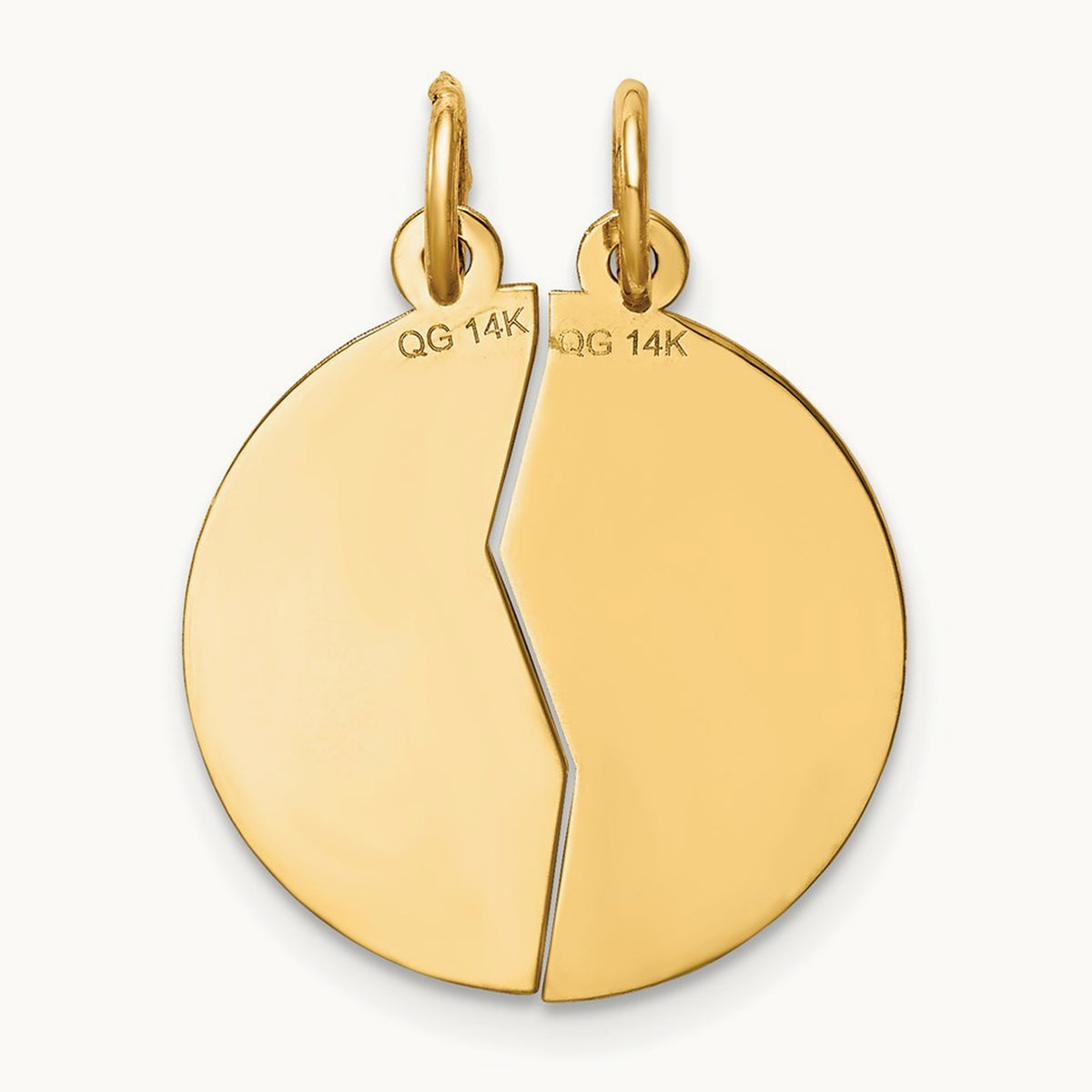 2-piece Mizpah Charm — 26mm