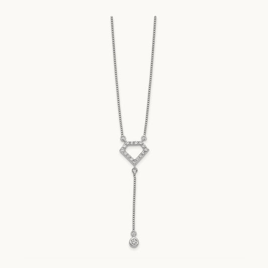 Geometric Shape Necklace, 0.25 ct tw Lab-Grown Diamond
