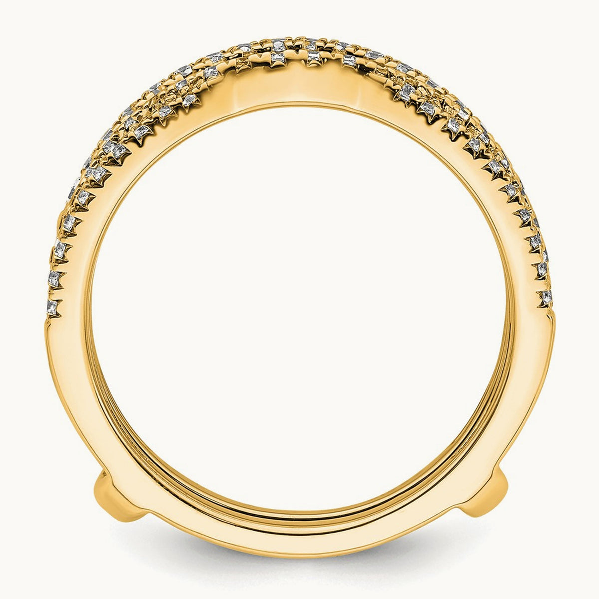 Ring Guard, 0.50 ct tw Lab-Grown Diamond — 14K Yellow Gold
