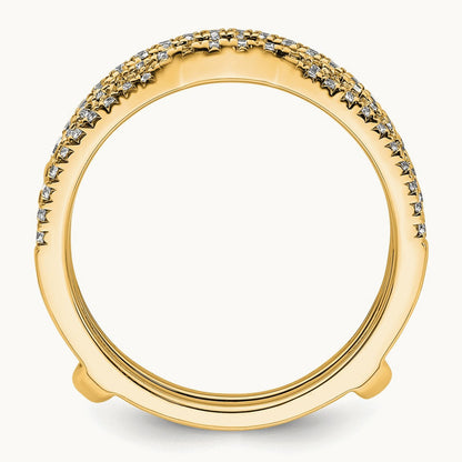 Ring Guard, 0.50 ct tw Lab-Grown Diamond — 14K Yellow Gold