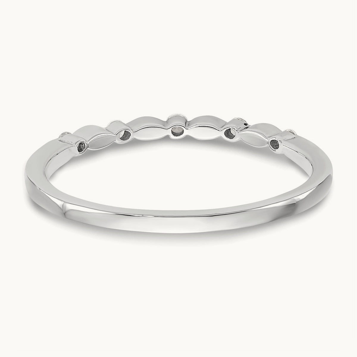 Diamond Band — 14K White Gold, 7