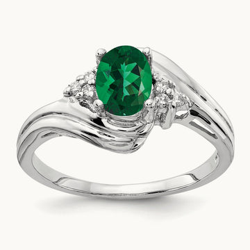 Oval Mount St. Helens AA Diamond ring — photo set