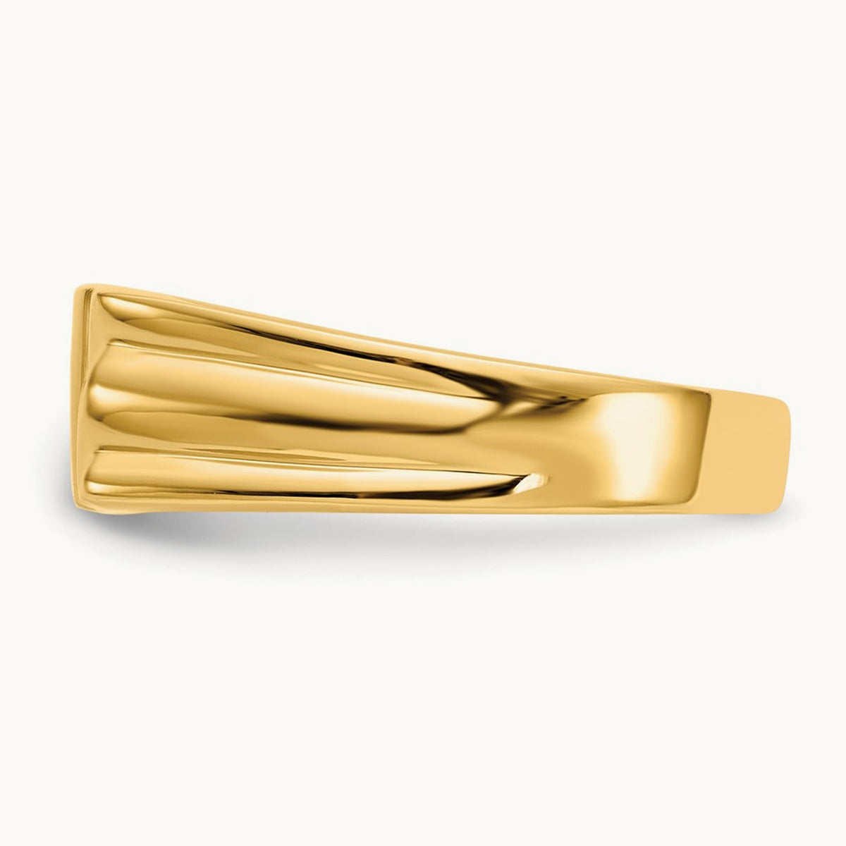 12.0 x Open Back Signet Ring, 6.0mm, 14K
