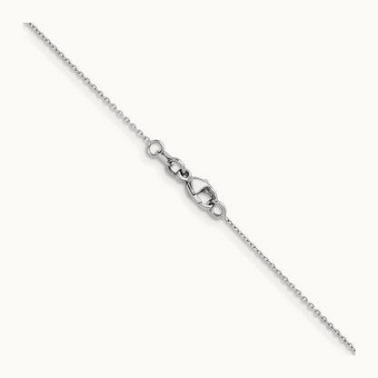 Platinum Polished Bezel Set Station Necklace, 0.75 ct tw Lab-Grown Diamond