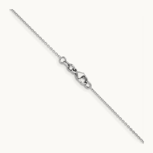 Platinum Polished Bezel Set Station Necklace, 0.75 ct tw Lab-Grown Diamond