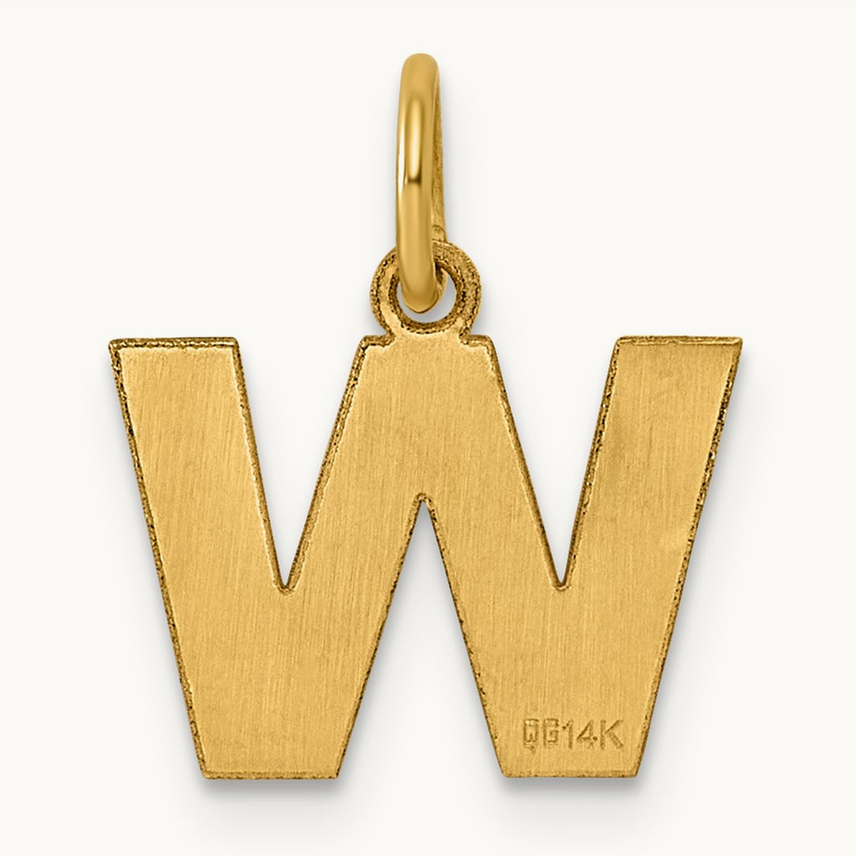 Initial Pendant — W