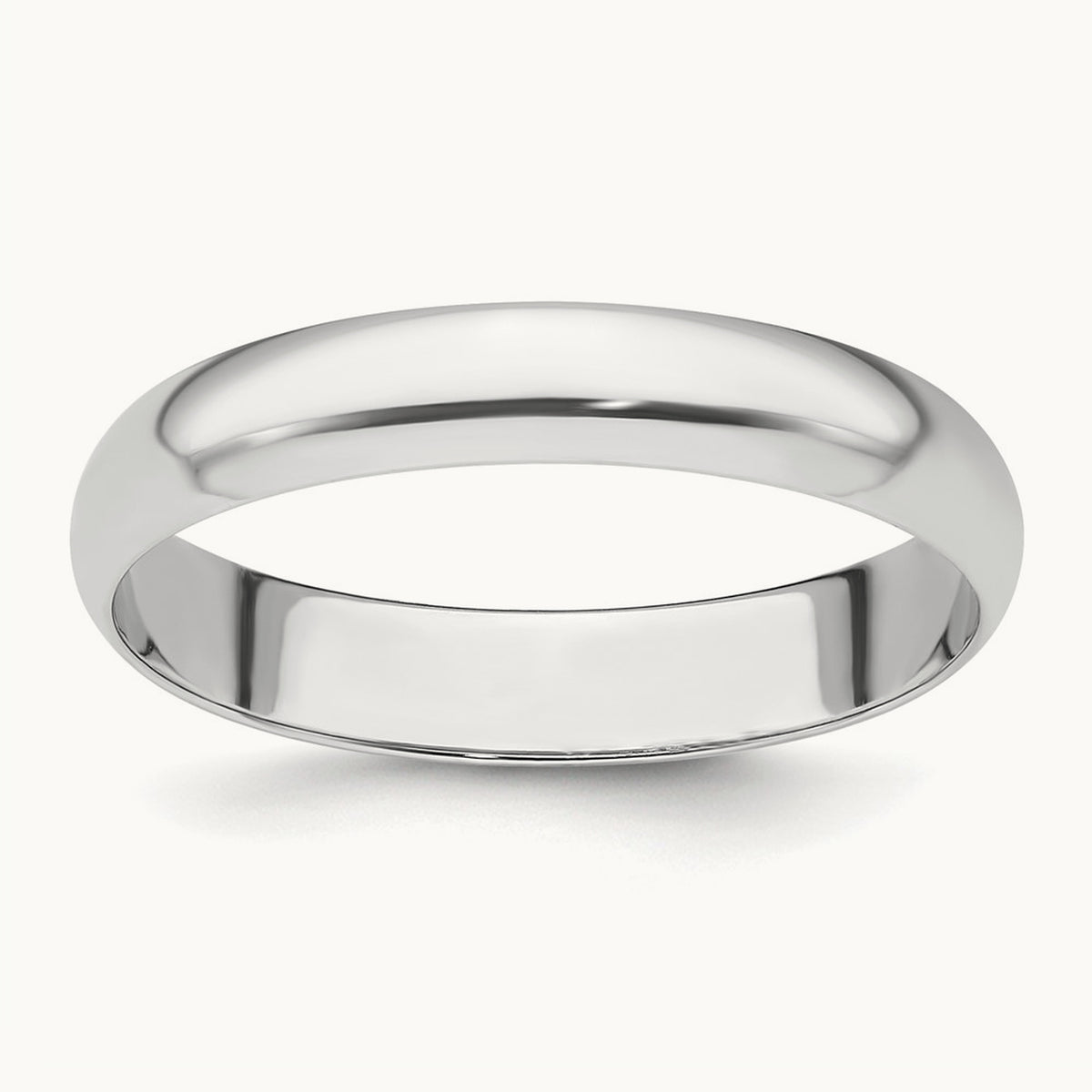 Half-Round Featherweight Band — 4mm
