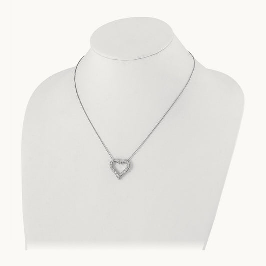 Diamond Heart 18 inch Necklace — photo set