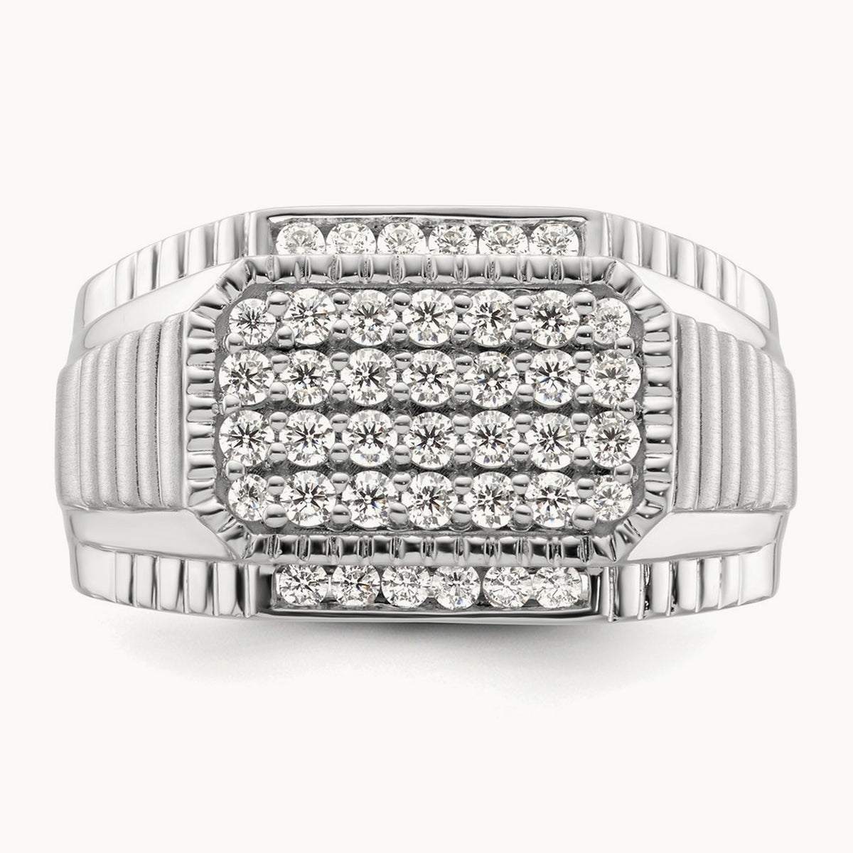 Men's Ring, 1.00 ct tw Lab-Grown Diamond
