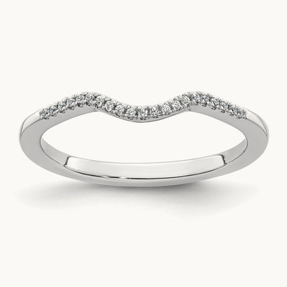 Diamond Band, 14K White Gold