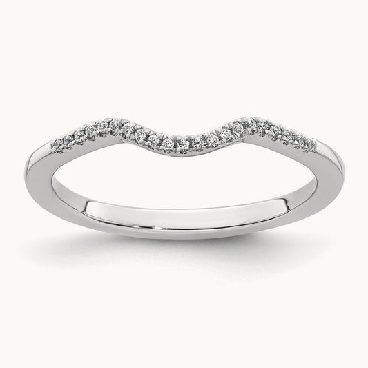 Diamond Band, 14K White Gold